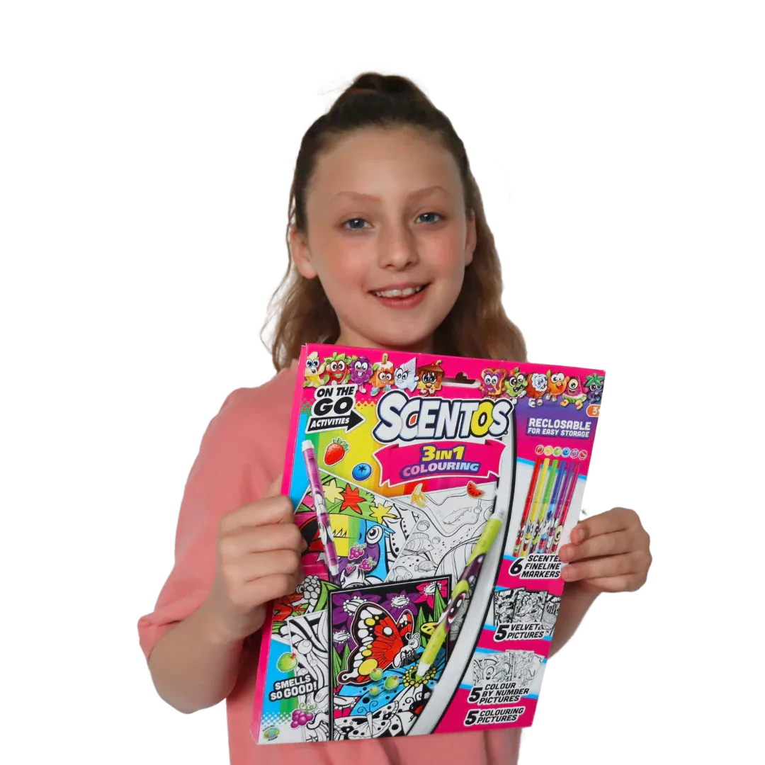 Scentos On The Go 3 In 1 Colouring