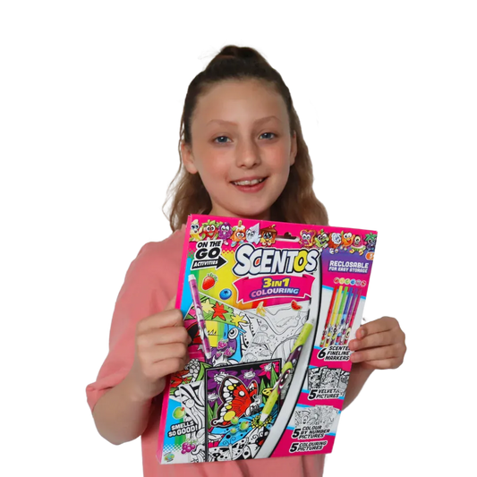 Scentos On The Go 3 In 1 Colouring
