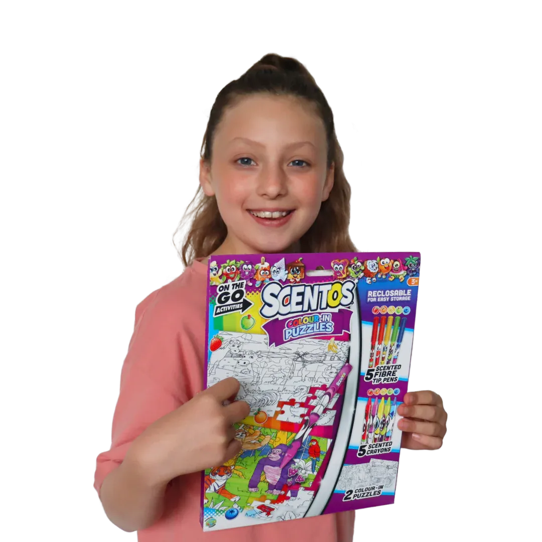 Scentos On The Go Colour In Puzzles