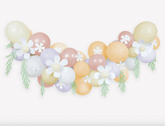Pastel Daisy Balloon Garland (x 51 balloons)