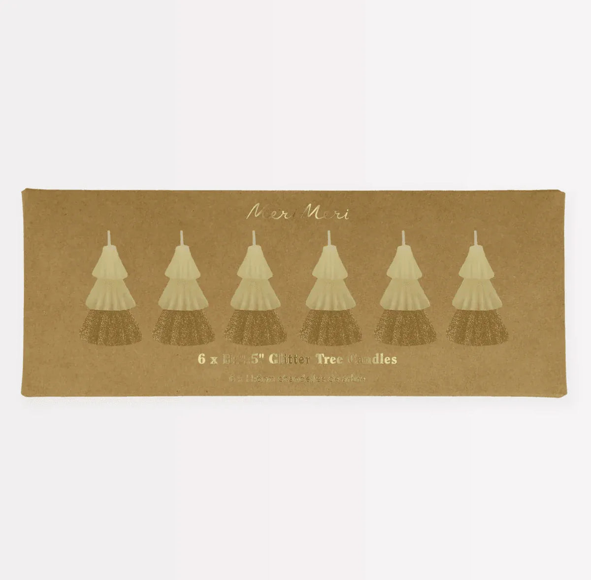 Ivory Mini Tree Candles (x 6)