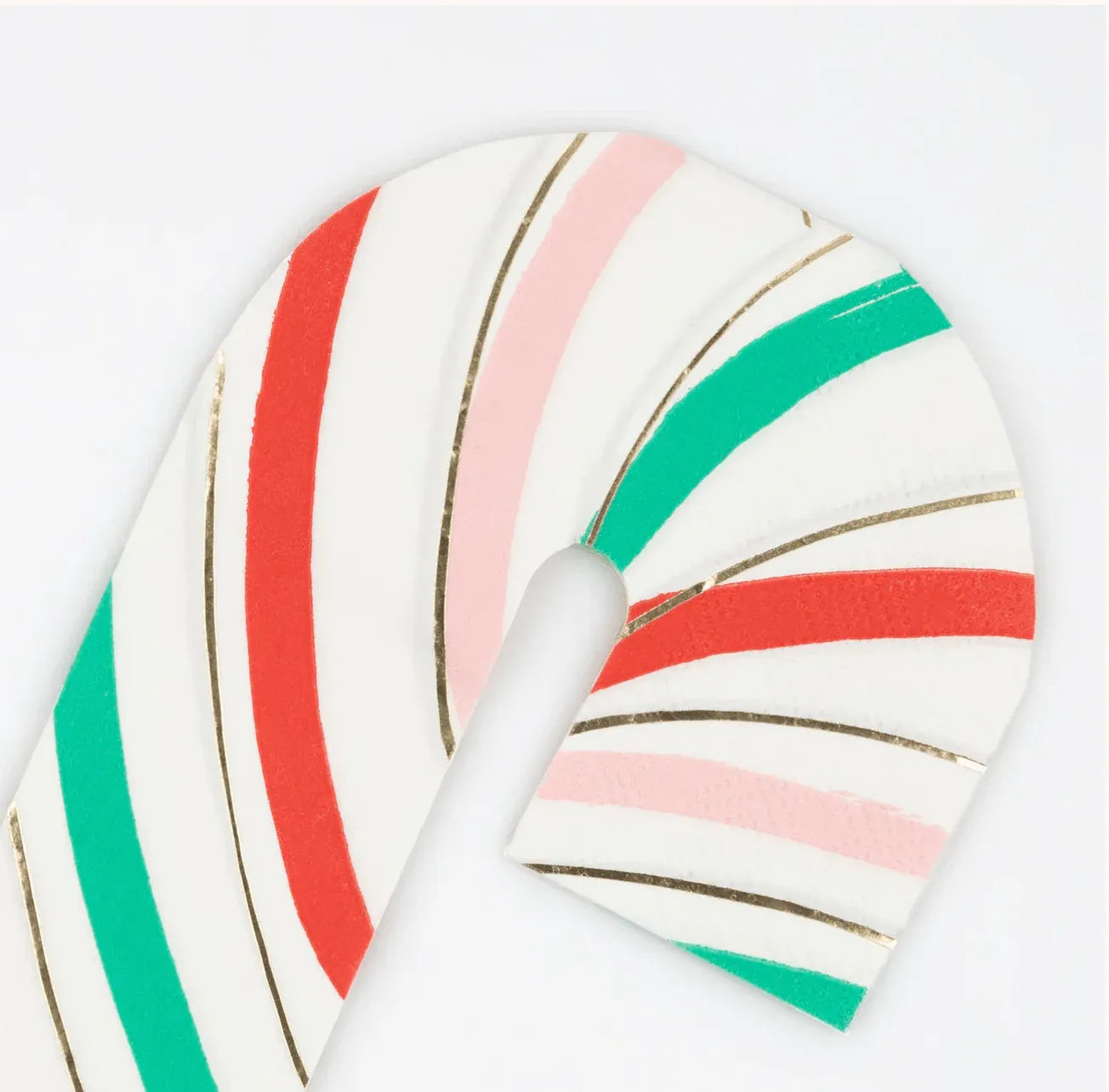 Stripy Candy Cane Napkins (x 16)