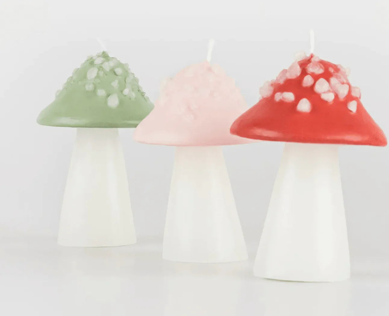 Mushroom Candles (x 3)