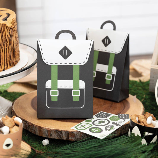 My Minds Eye Adventure Backpack Treat Bags (x8) - partyalacarte.co.in