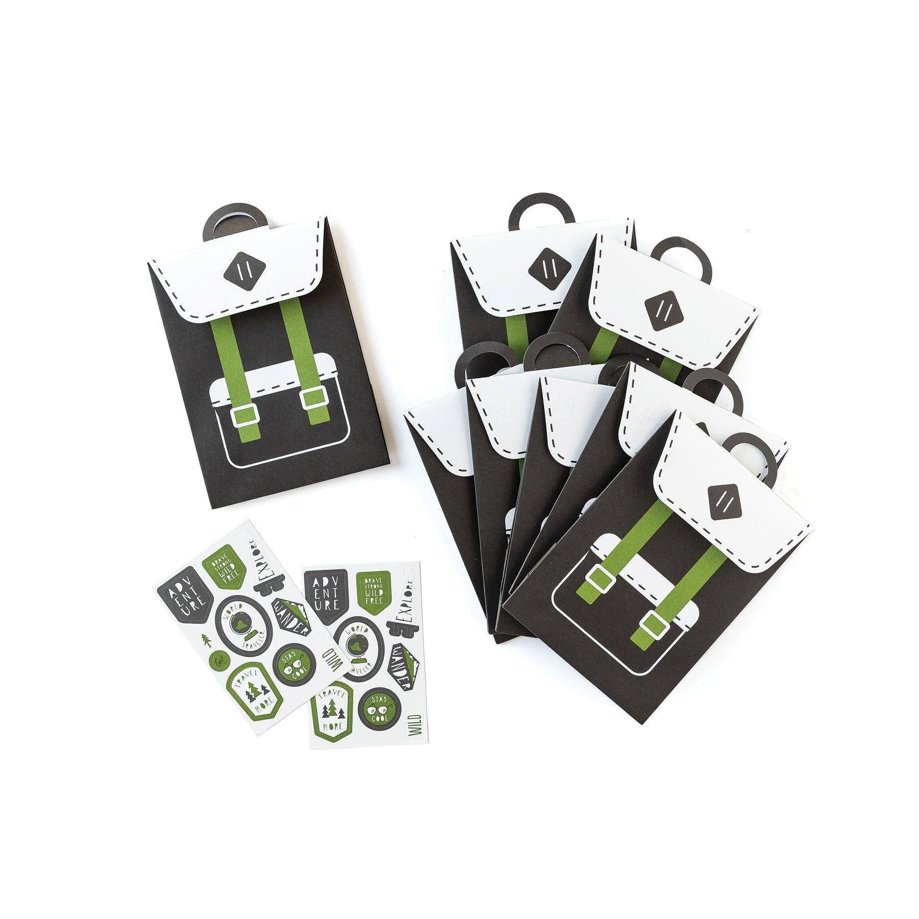 My Minds Eye Adventure Backpack Treat Bags (x8) - partyalacarte.co.in