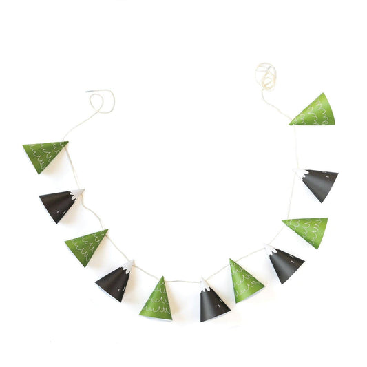 My Minds Eye Adventure Mountain and Tree Cone Banner - partyalacarte.co.in