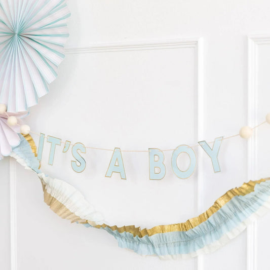 My Minds Eye Baby Blue Banner - partyalacarte.co.in