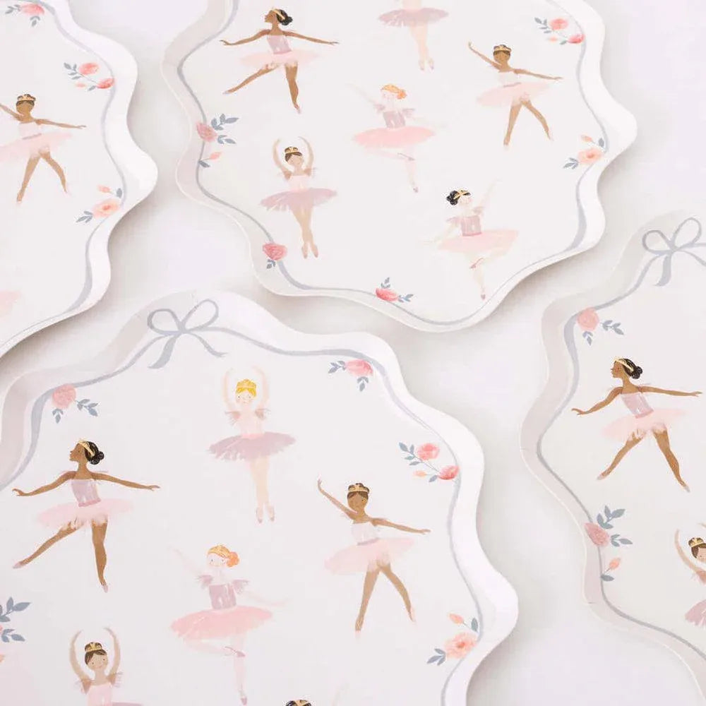 Meri Meri Ballerina Plates (x 8) - partyalacarte.co.in