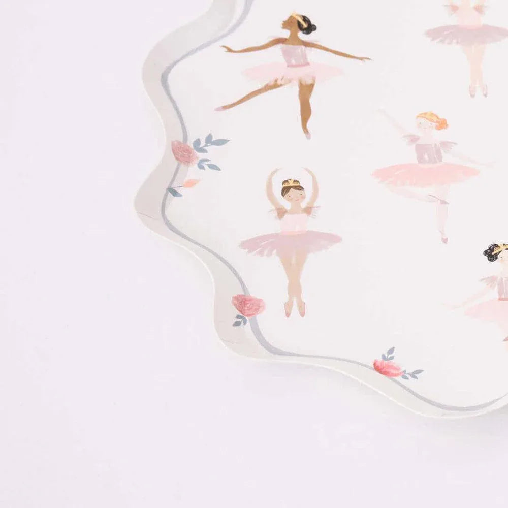 Meri Meri Ballerina Plates (x 8) - partyalacarte.co.in