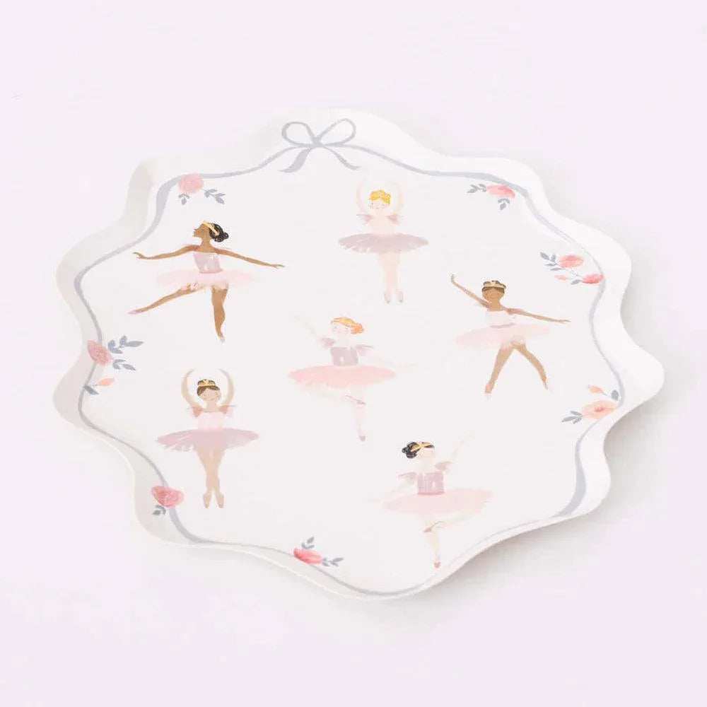 Meri Meri Ballerina Plates (x 8) - partyalacarte.co.in