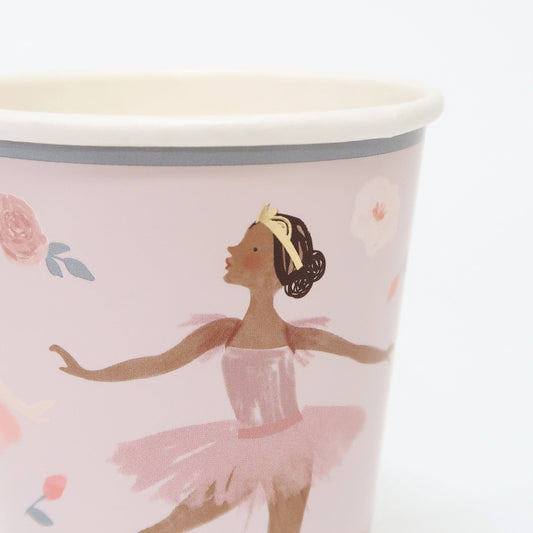 Meri Meri Ballet Cups (x 8) - partyalacarte.co.in
