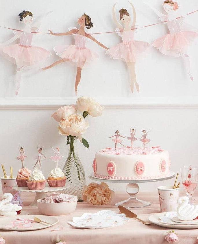 Meri Meri Ballet Slippers Napkins (x 16) - partyalacarte.co.in