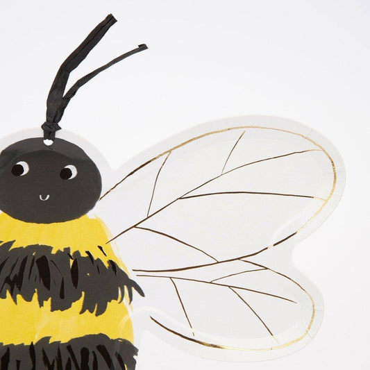 Meri Meri Bee Plates (set of 8) - partyalacarte.co.in