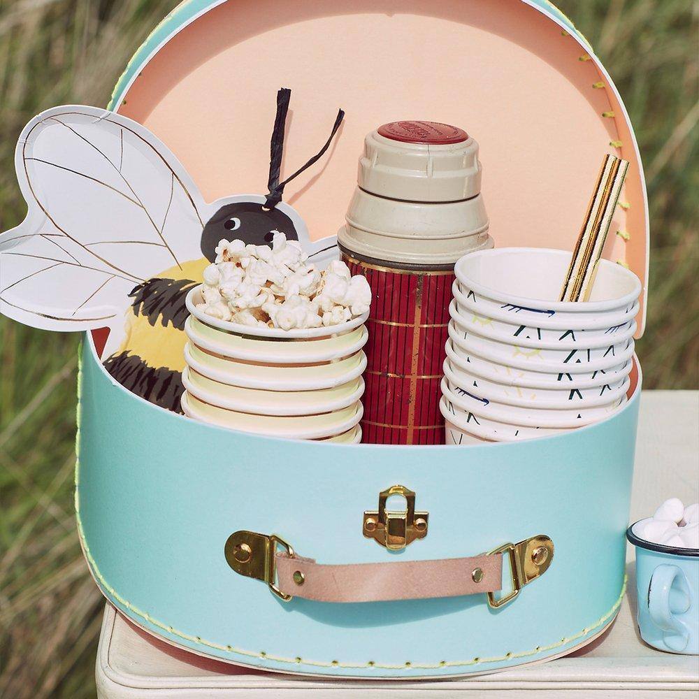 Meri Meri Bee Plates (set of 8) - partyalacarte.co.in