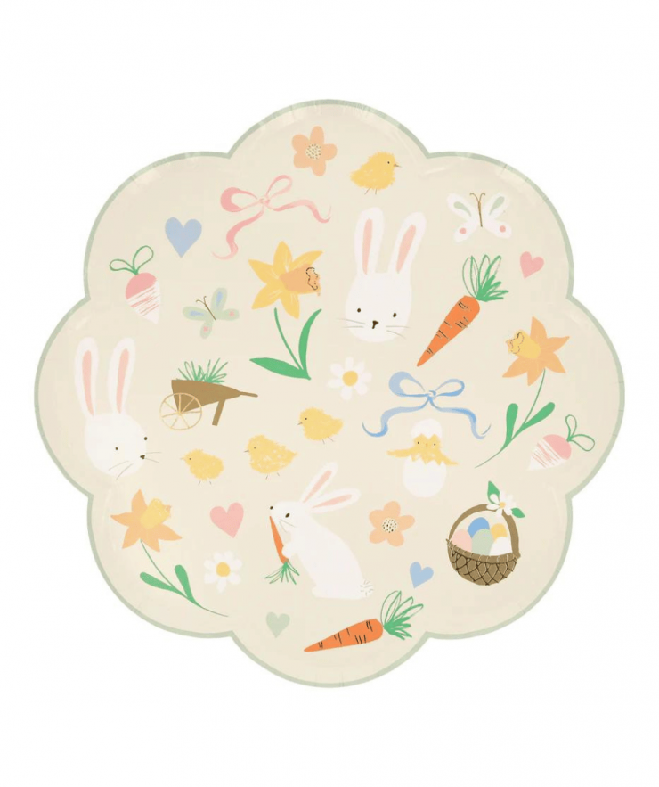 Easter Icons Edged Dinner Plates (x 8)
