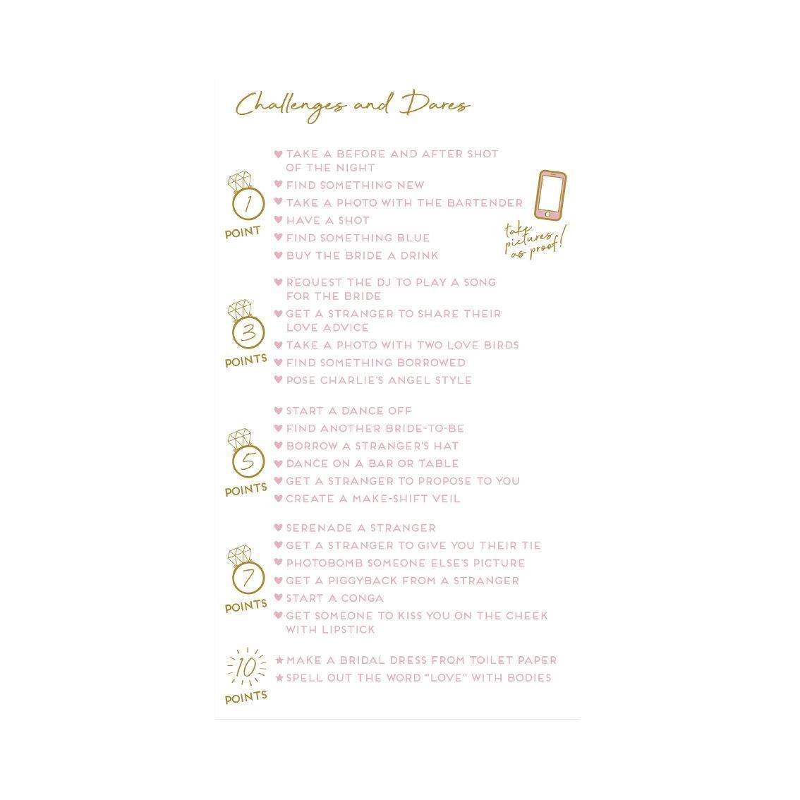 Talking Table Blossom Bride Bridal Shower Games Collection - partyalacarte.co.in