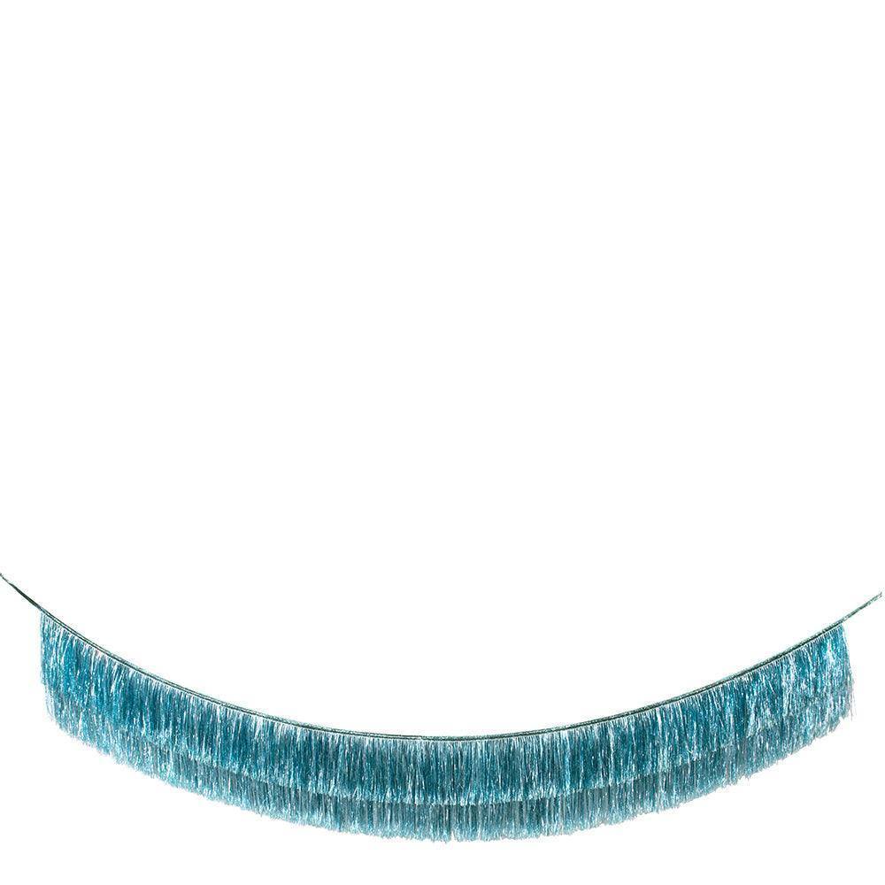 Meri Meri Blue Tinsel Fringe Garland - partyalacarte.co.in