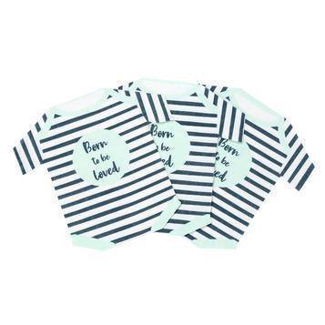 Talking Table Born To Be Loved Baby Shaped Napkin - partyalacarte.co.in