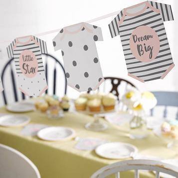 Talking Table Born To Be Loved Pink Garland - partyalacarte.co.in