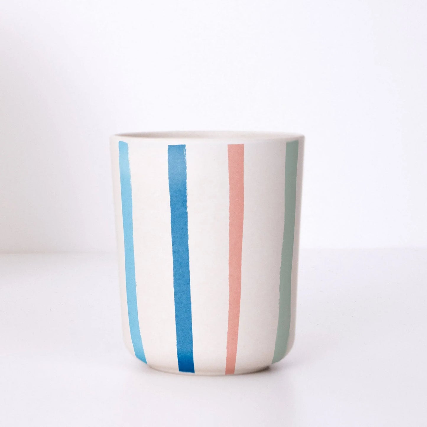 Meri Meri Bright Stripe Reusable Bamboo Cups (x 6) - partyalacarte.co.in