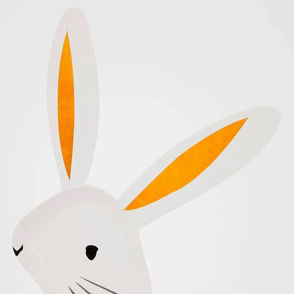 Meri Meri Bunny In Hat Shaped Plates (set of 8) - partyalacarte.co.in