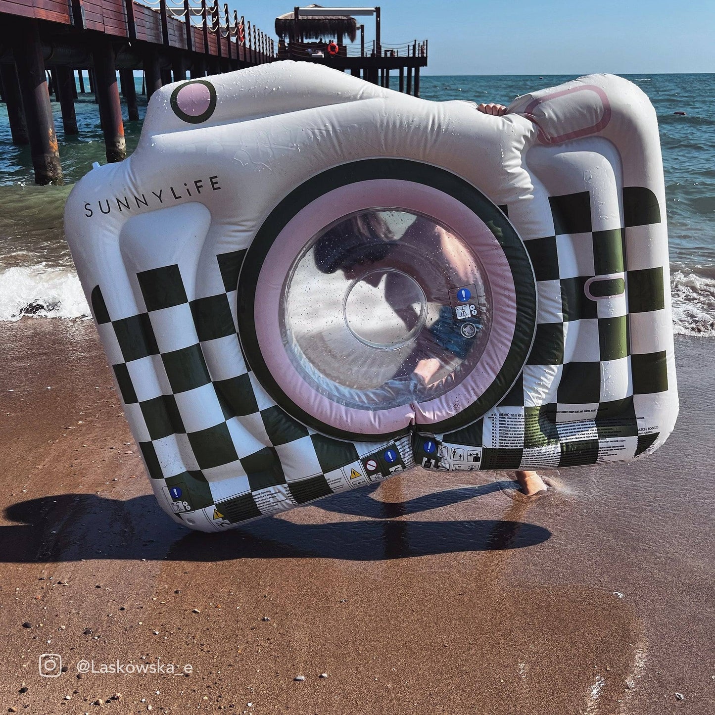 sunnylife Camera Luxe Lie-On Float - partyalacarte.co.in
