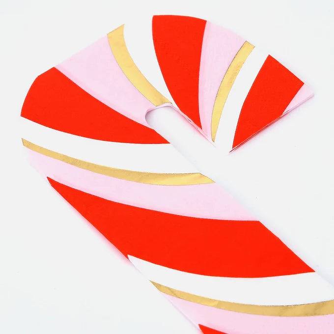 Meri Meri Candy Cane Napkins (x16) - partyalacarte.co.in