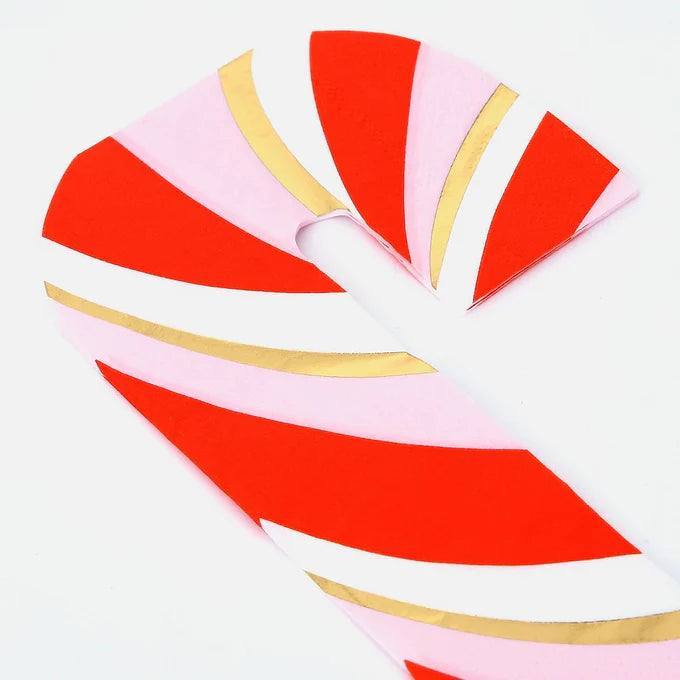 Meri Meri Candy Cane Napkins (x16) - partyalacarte.co.in