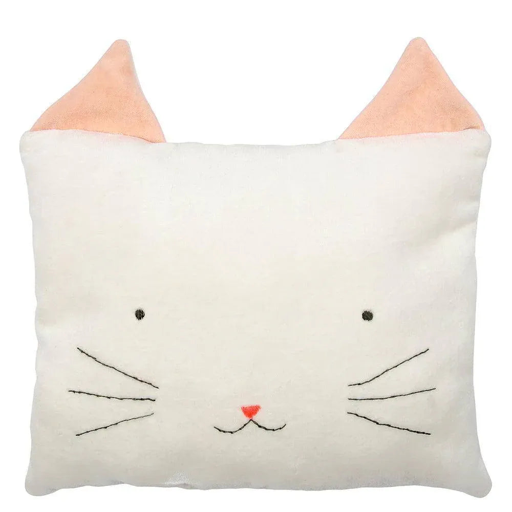 Meri Meri Cat Velvet Cushion - partyalacarte.co.in