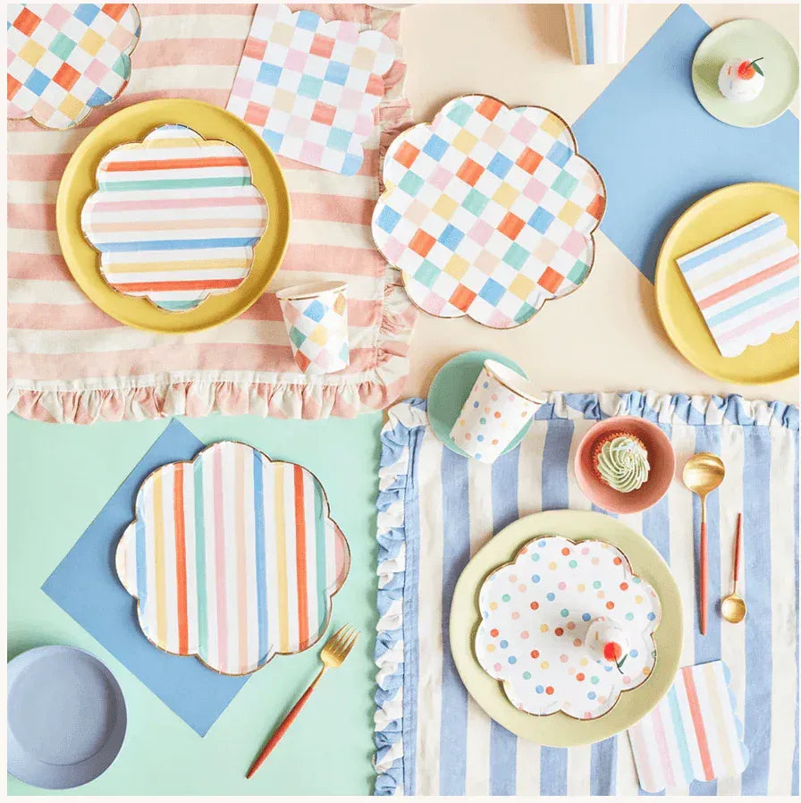 Meri Meri Colorful Pattern Small Napkins (x 16) - partyalacarte.co.in