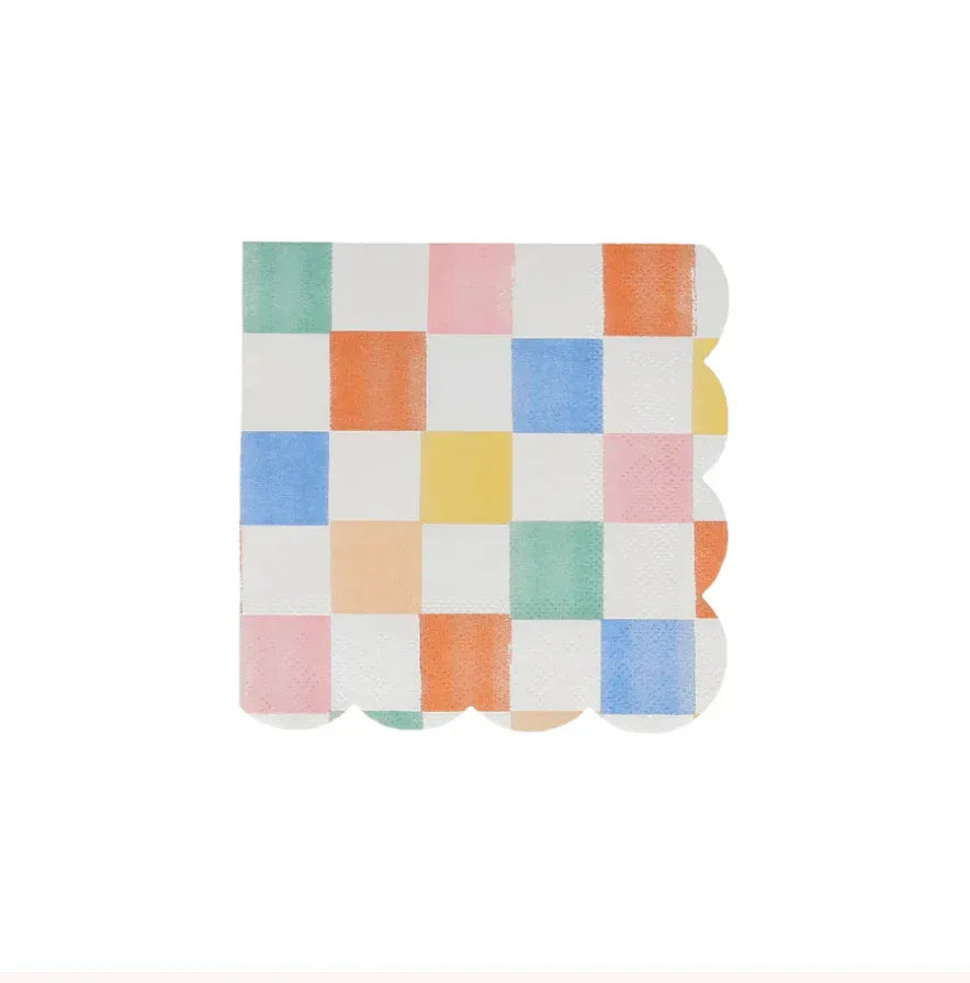 Meri Meri Colorful Pattern Small Napkins (x 16) - partyalacarte.co.in