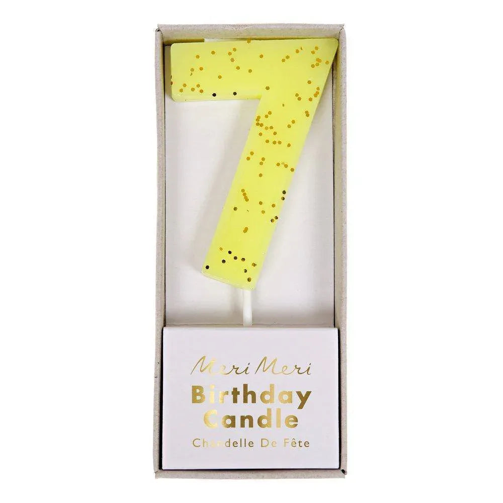 Meri Meri Coloured Number Candle - partyalacarte.co.in