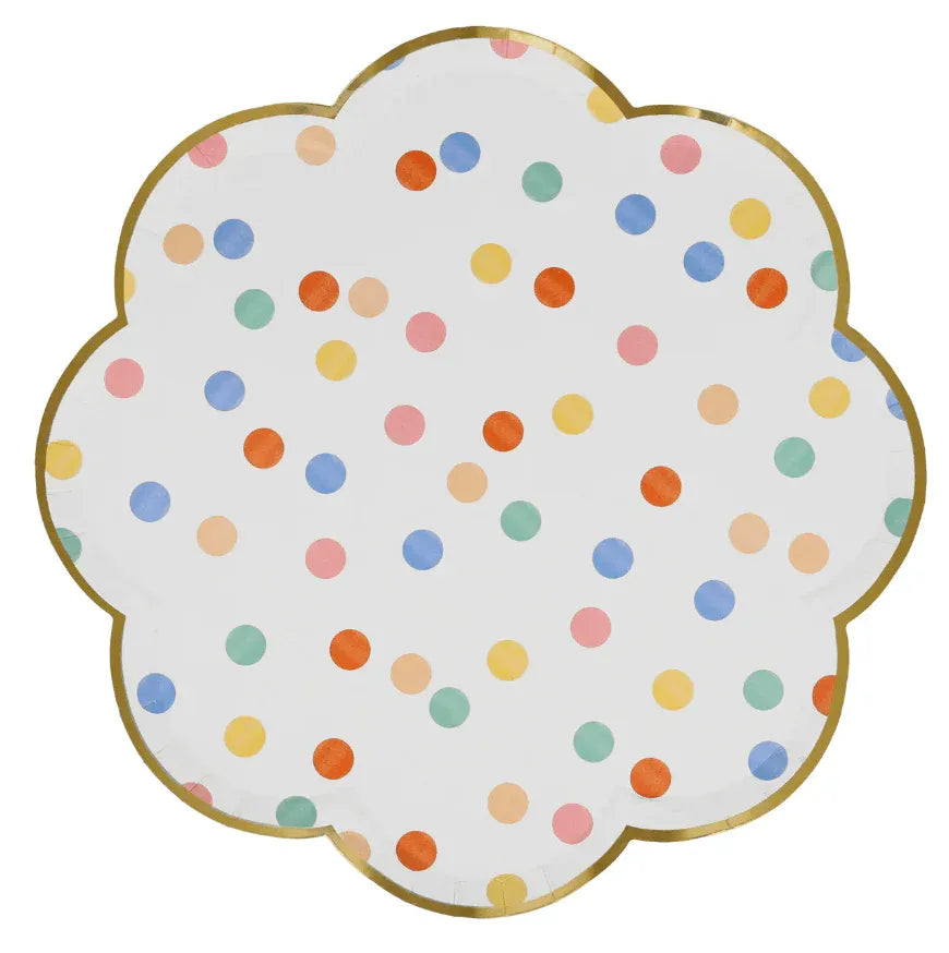 Meri Meri Colourful Pattern Dinner Plates (x 8) - partyalacarte.co.in