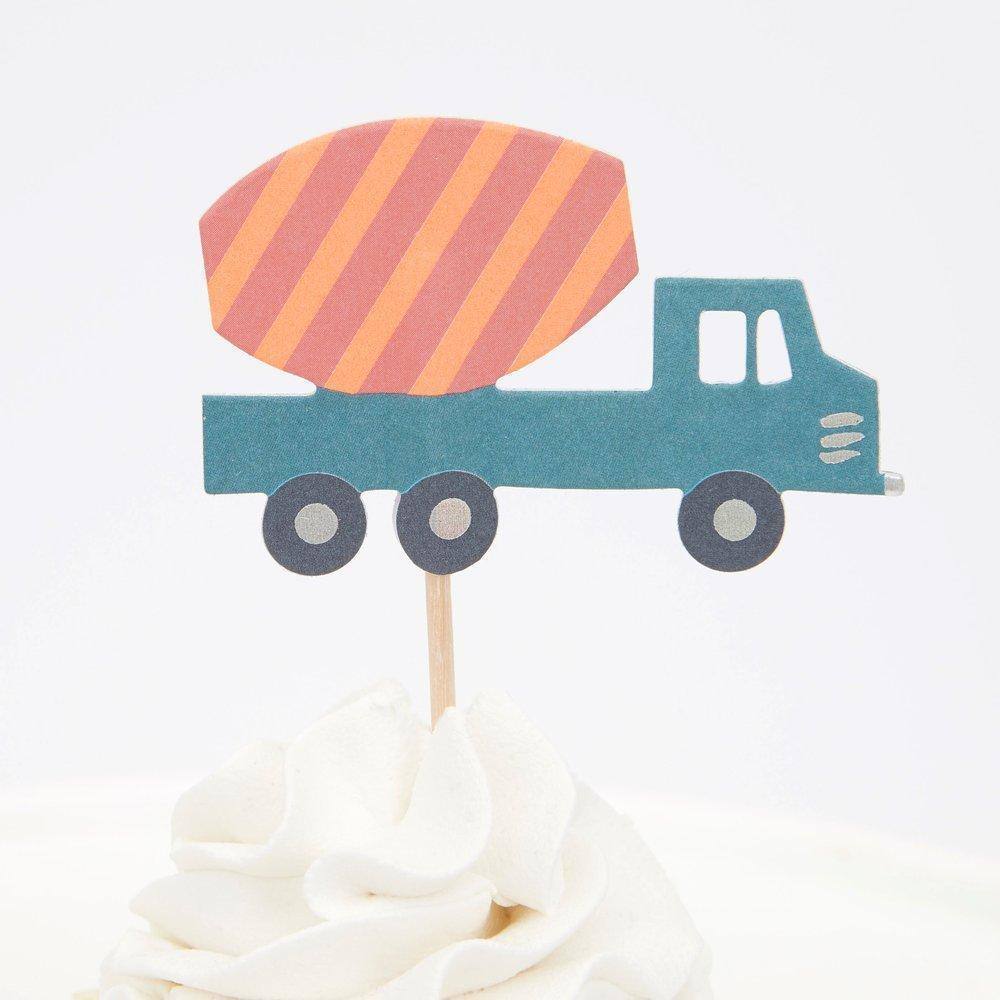 partyalacarte.in Construction Cupcake Kit (set of 24 toppers) - partyalacarte.co.in