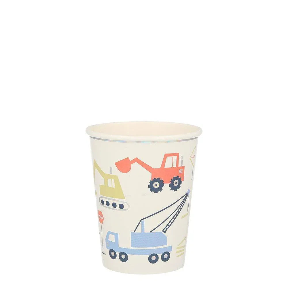 Meri Meri Construction Cups (set of 8) - partyalacarte.co.in