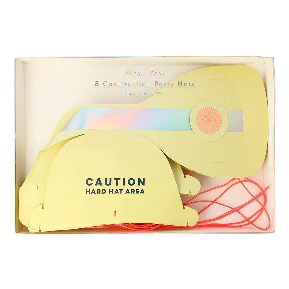 Meri Meri Construction Party Hat (set of 8) - partyalacarte.co.in