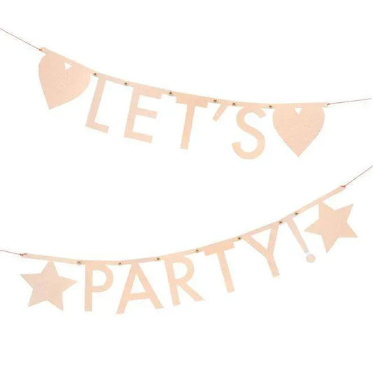 Meri Meri Crystal Glitter Letter Garland Kit - partyalacarte.co.in