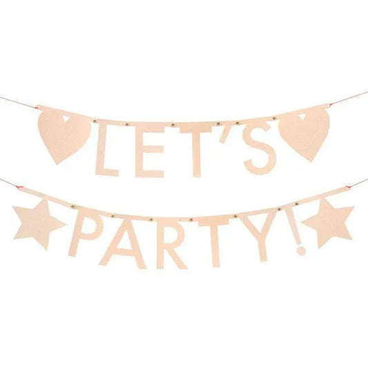 Meri Meri Crystal Glitter Letter Garland Kit - partyalacarte.co.in