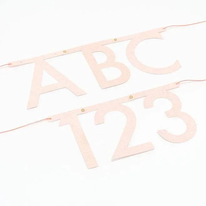Meri Meri Crystal Glitter Letter Garland Kit - partyalacarte.co.in
