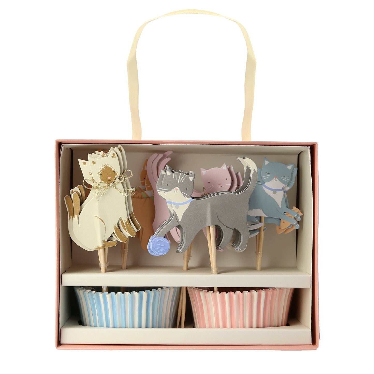 Meri Meri Cute Kittens Cupcake Kit(x24) - partyalacarte.co.in