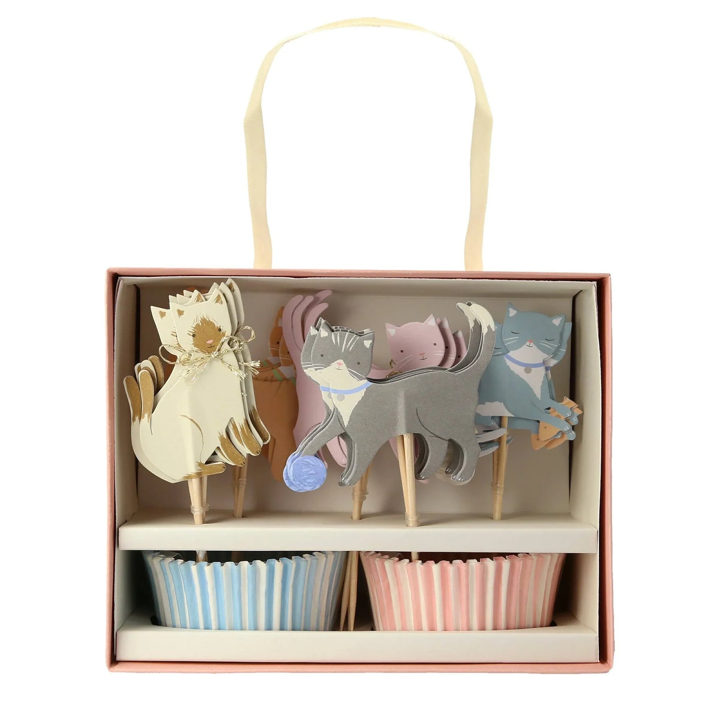Meri Meri Cute Kittens Cupcake Kit(x24) - partyalacarte.co.in