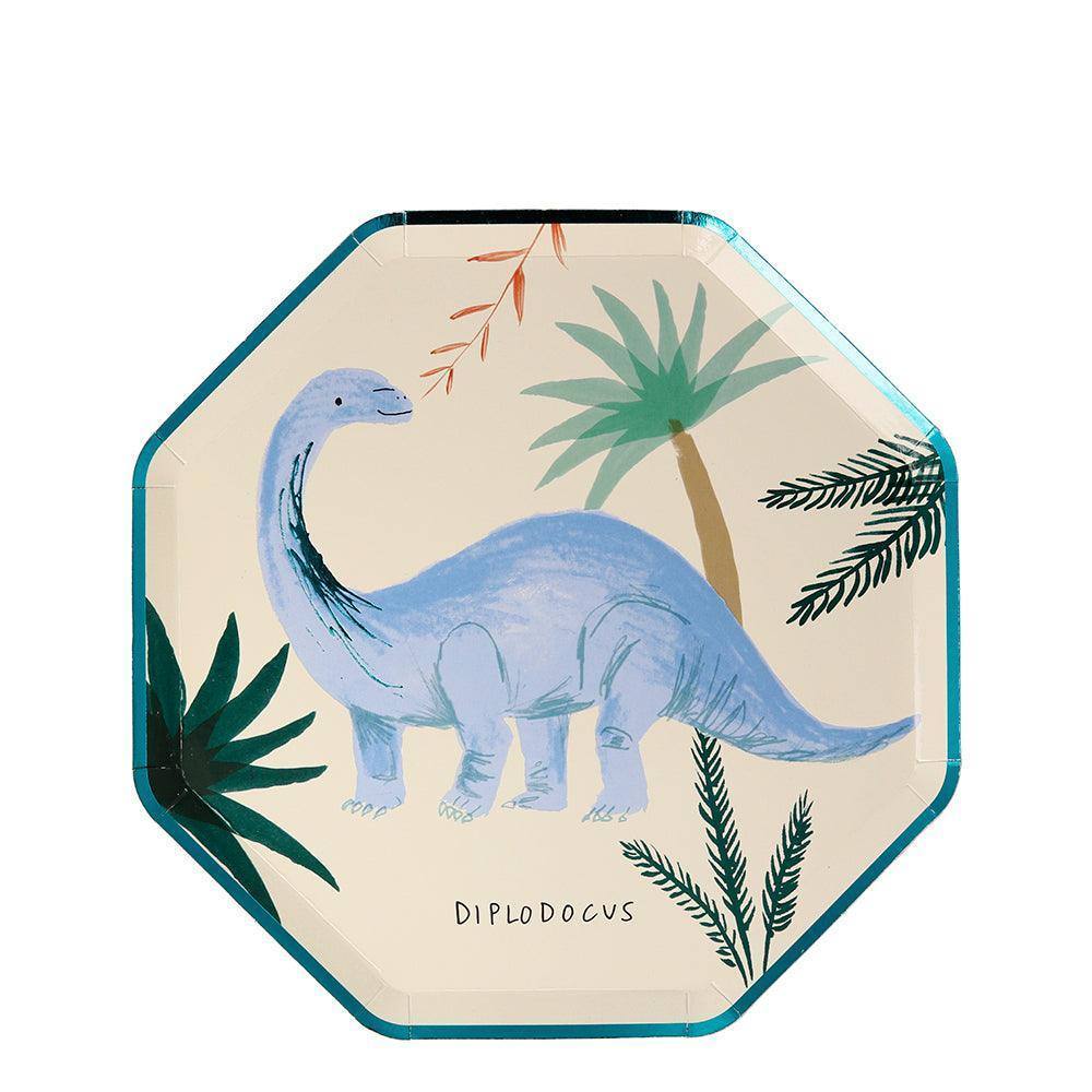 Meri Meri Dinosaur Kingdom Dinner Plates (set of 8) - partyalacarte.co.in
