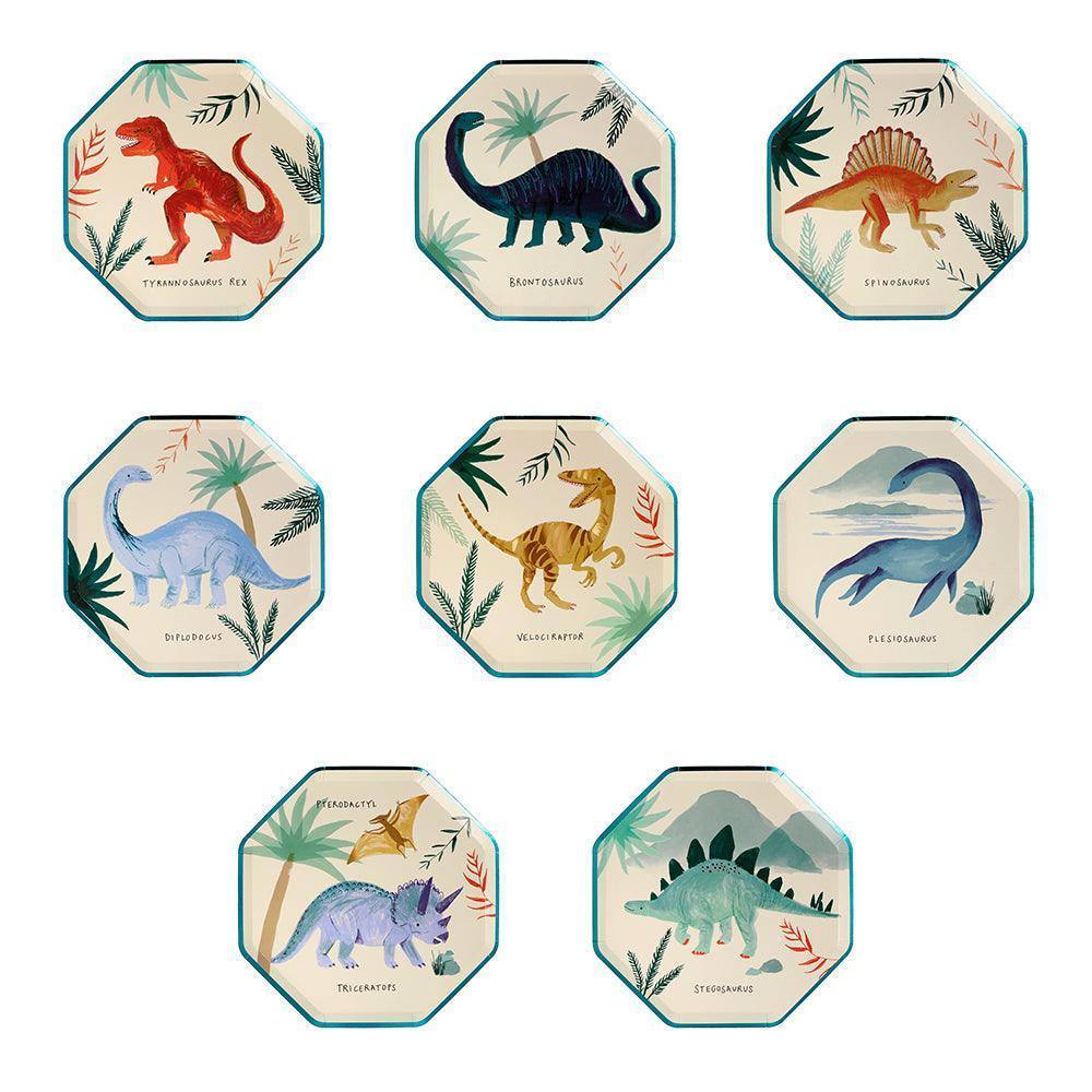 Meri Meri Dinosaur Kingdom Dinner Plates (set of 8) - partyalacarte.co.in