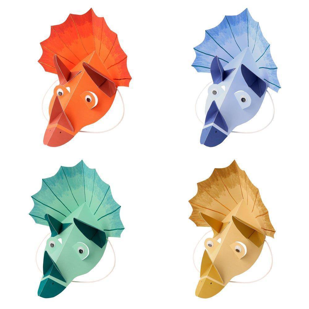 Meri Meri Dinosaur Kingdom Party Hats (set of 8) - partyalacarte.co.in