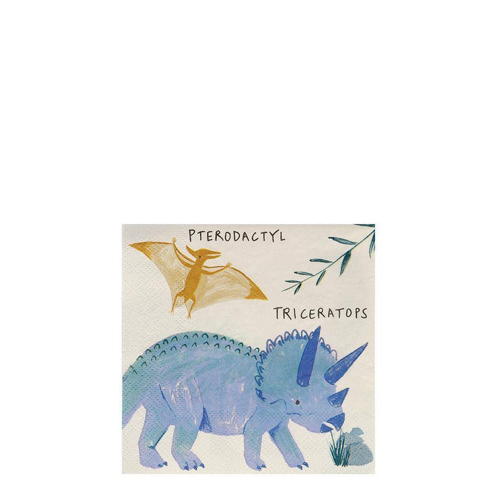 Meri Meri Dinosaur Kingdom Small Napkins (set of 16) - partyalacarte.co.in