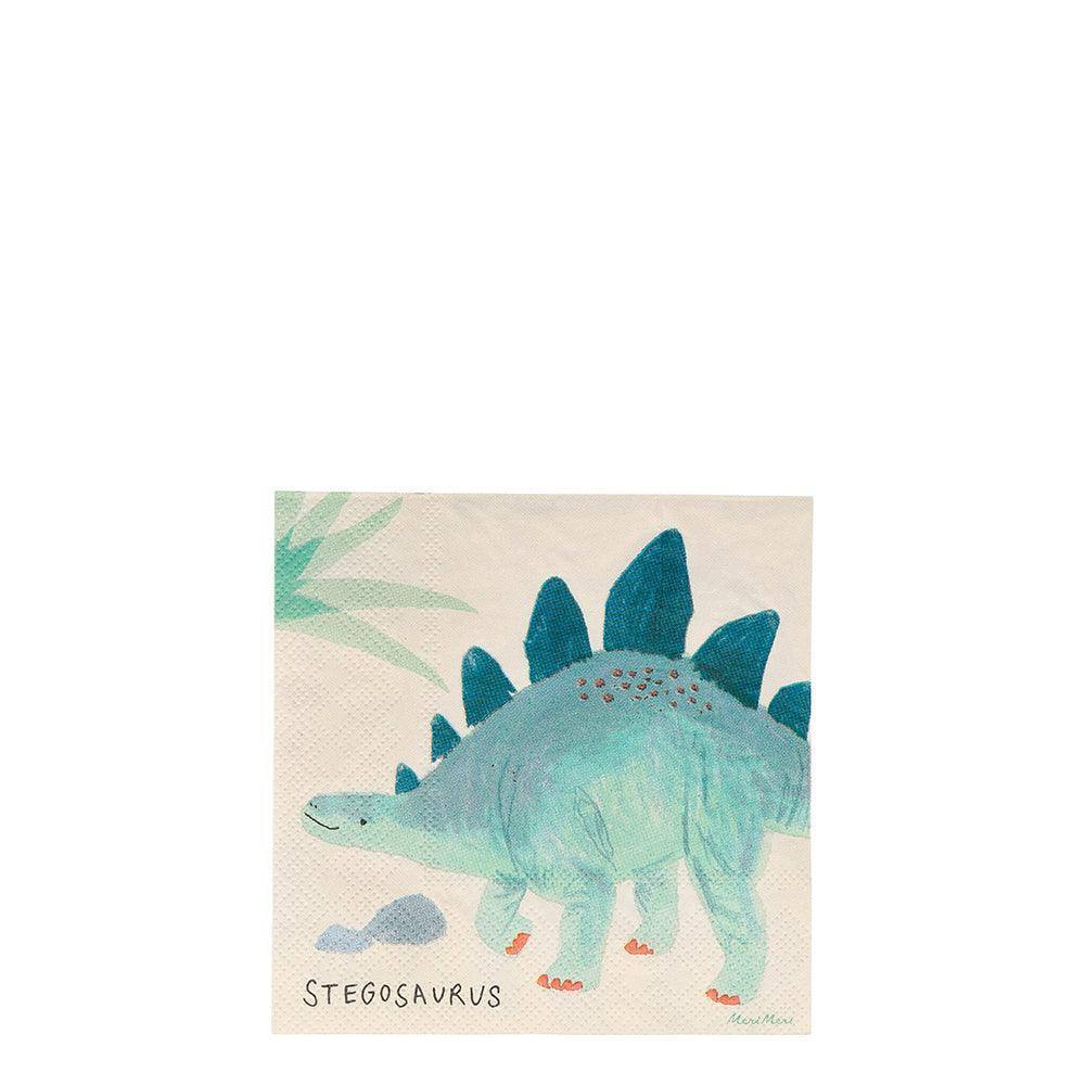 Meri Meri Dinosaur Kingdom Small Napkins (set of 16) - partyalacarte.co.in