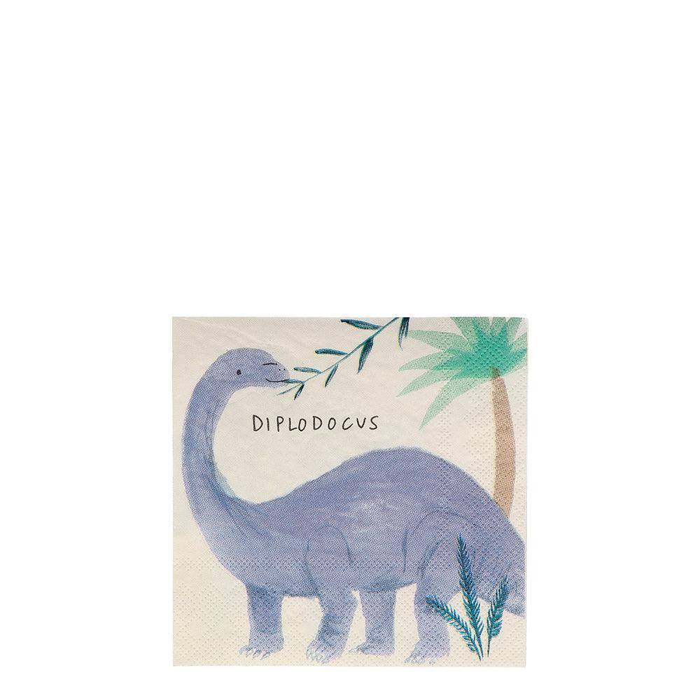 Meri Meri Dinosaur Kingdom Small Napkins (set of 16) - partyalacarte.co.in