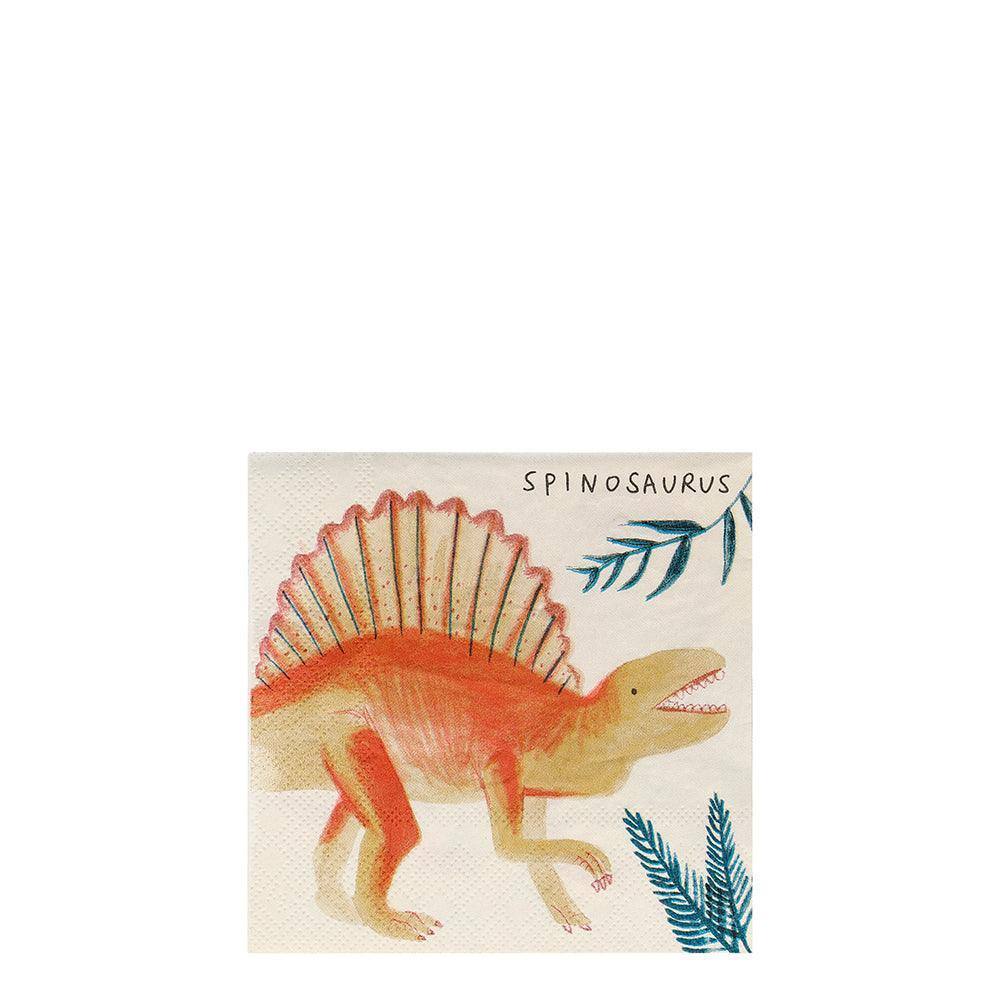 Meri Meri Dinosaur Kingdom Small Napkins (set of 16) - partyalacarte.co.in