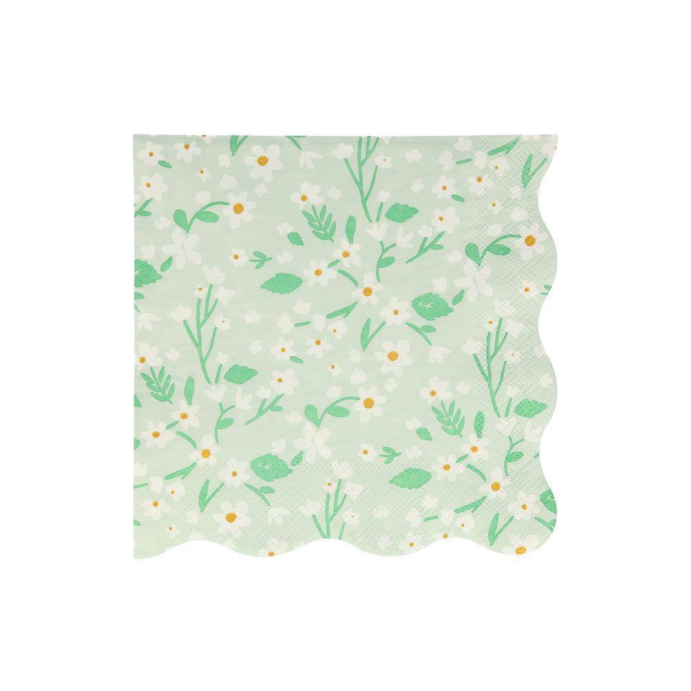 Meri Meri Ditsy Floral Large Napkins (set of 20) - partyalacarte.co.in