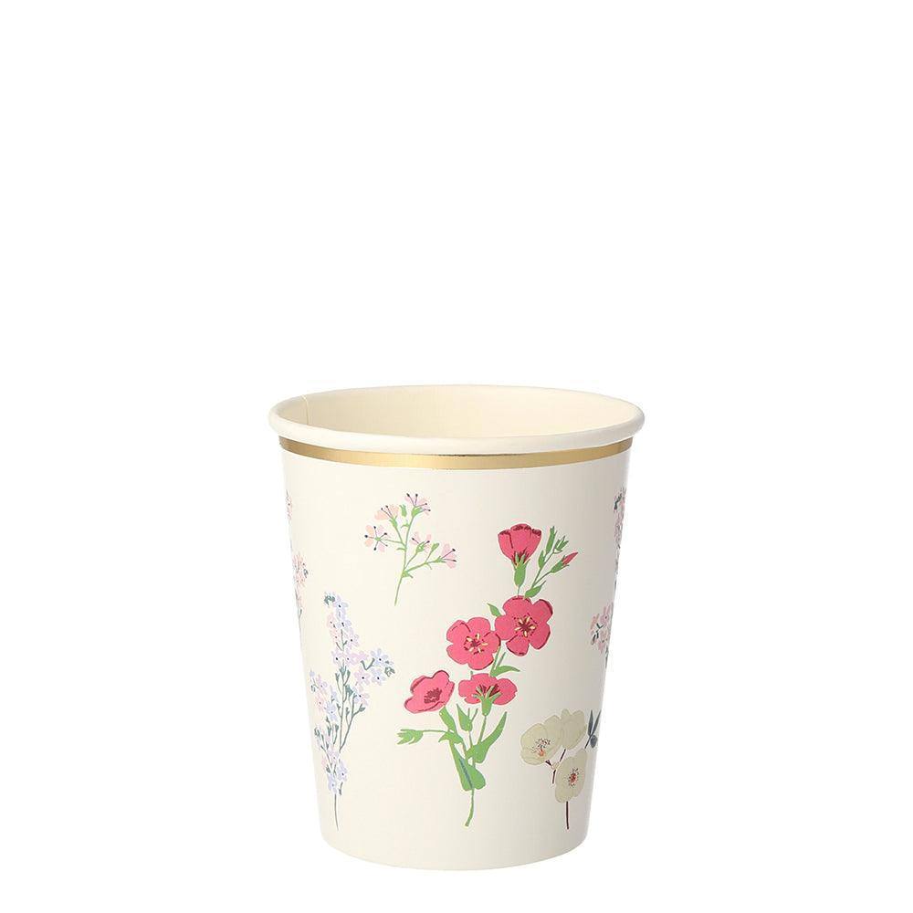 Meri Meri English Garden Party Cups (set of 8) - partyalacarte.co.in